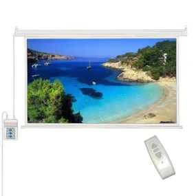 CONQUEROR -  Motorized Projection Screen 85" with Remote