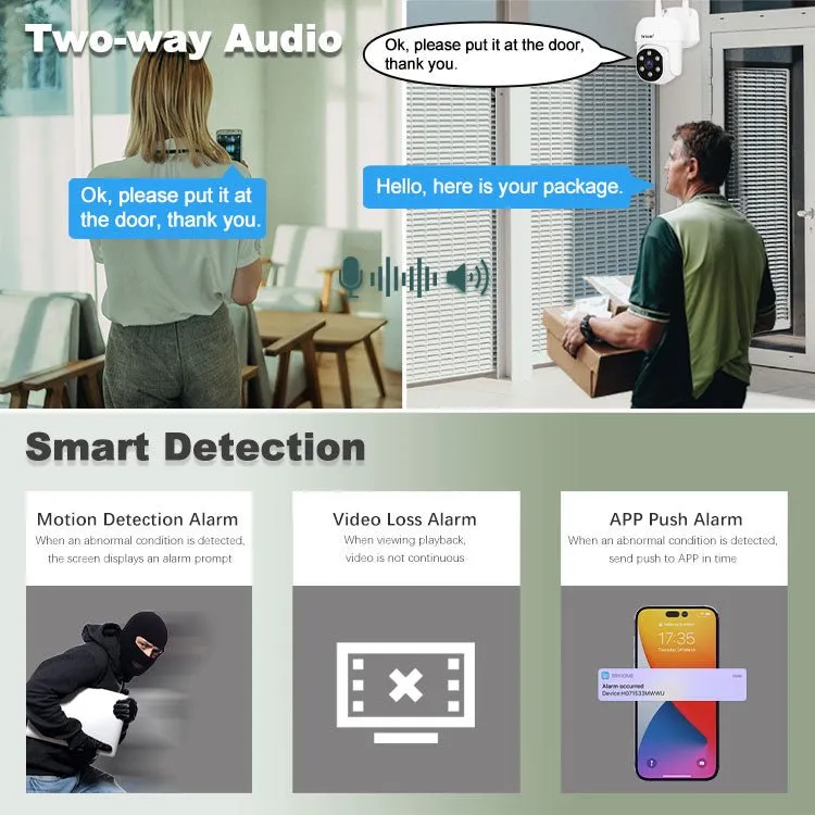 CRONY NVS009 4CH LCD IP WIFI KIT 1080P CCTV Camera System Home Security Camera System Wireless NVR Kit