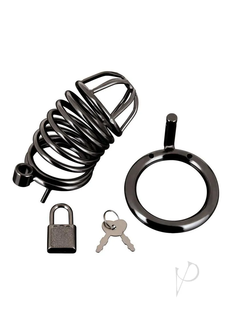 Deluxe Chastity Cage Black