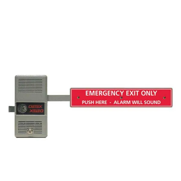 Detex - DTX-ECL-230D-PH - Panic Device - Long Bar - Rugged Dead Bolt - Battery Powered - 9VDC