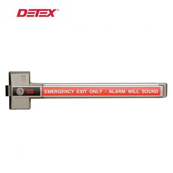 Detex - DTX-ECL-230X - Exit Control Lock - Single Point Alarmed Dead Bolt - Battery Alarmed - 9VDC