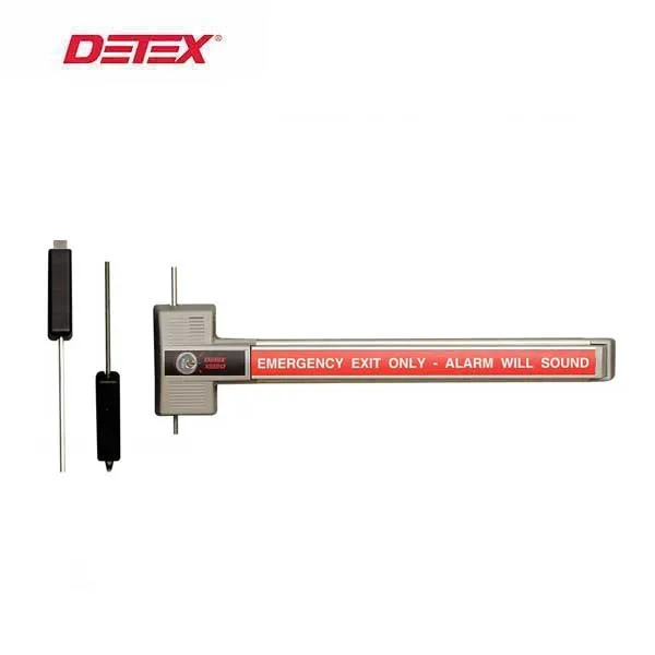 Detex - DTX-ECL-230X-TB - Exit Control Lock - 2 Point Alarmed Dead Bolt - Battery Alarmed - 9VDC