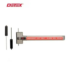 Detex - DTX-ECL-230X-TB - Exit Control Lock - 2 Point Alarmed Dead Bolt - Battery Alarmed - 9VDC