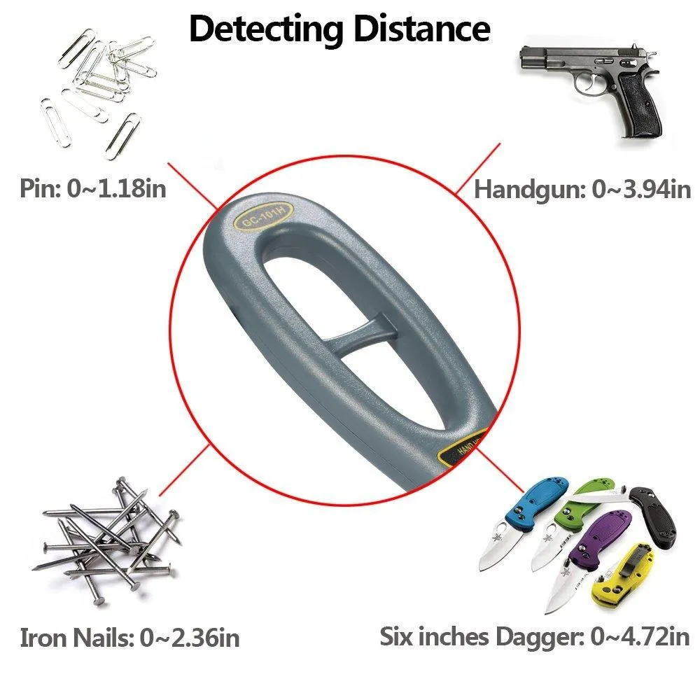 Dostyle Hand Held Metal Detectors, Portable Light-weight Security Scanner Wand with Adjustable Sensitivity