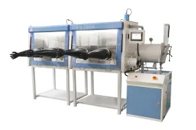 Dual Chamber Glove Box with Gas Purification System (H2O & O2<1ppm)-VGB-6-II-LD