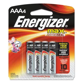 ENERGIZER - MAX Alkaline Batteries AAA - 4 Batteries