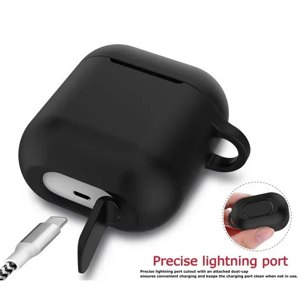Entronix Apple AirPods 1st/2nd Gen Case - Liquid Silicone Cover,