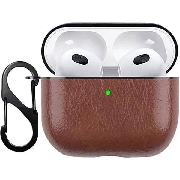 Entronix Apple AirPods 3rd Gen Case - Luxury Leather Cover,
