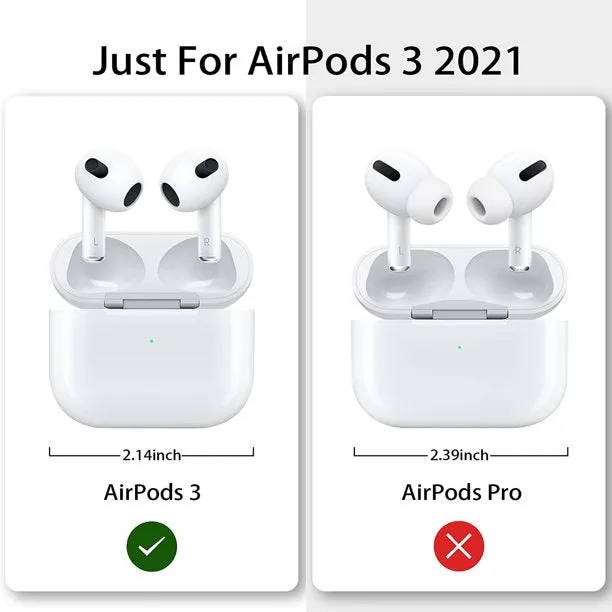 Entronix Apple AirPods 3rd Gen Case - Luxury Rhinestone Cover,