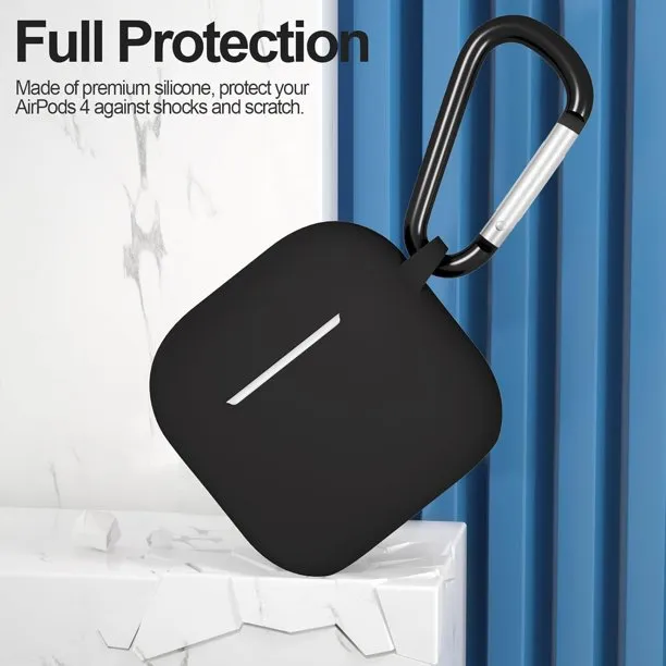 Entronix Apple AirPods 4th Gen Case - Liquid Silicone Cover,