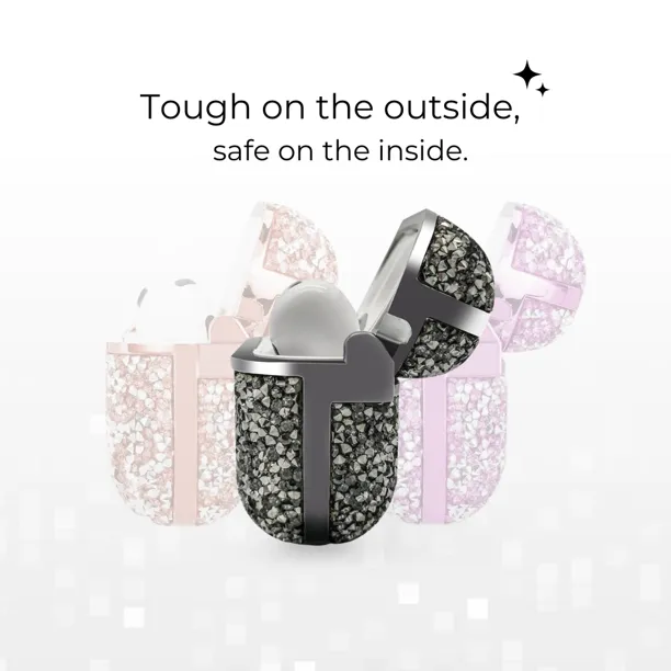Entronix Apple AirPods Pro 1st/2nd Gen Case - Luxury Rhinestone Cover,