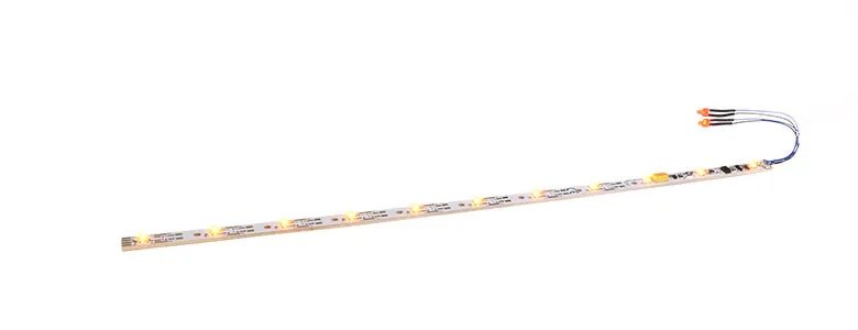 ESU HO 50709  Interiour lighting set with Decoder including taillight, 255mm, 11 LED, yellow