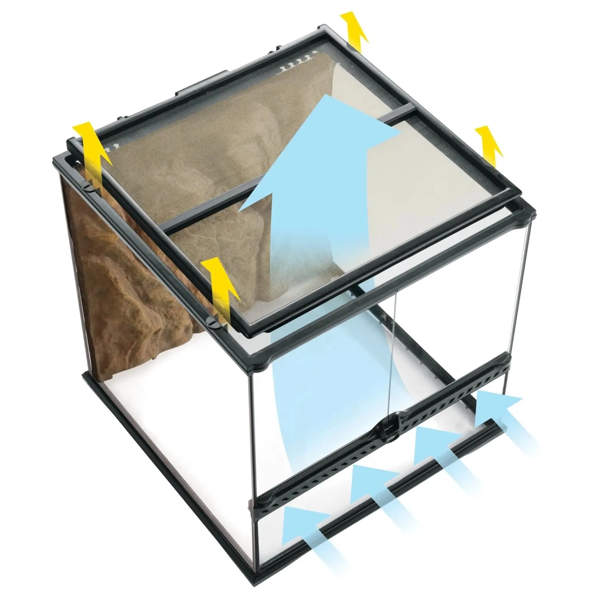 Exo Terra Glass Terrarium Large Low - 90x45x30cm