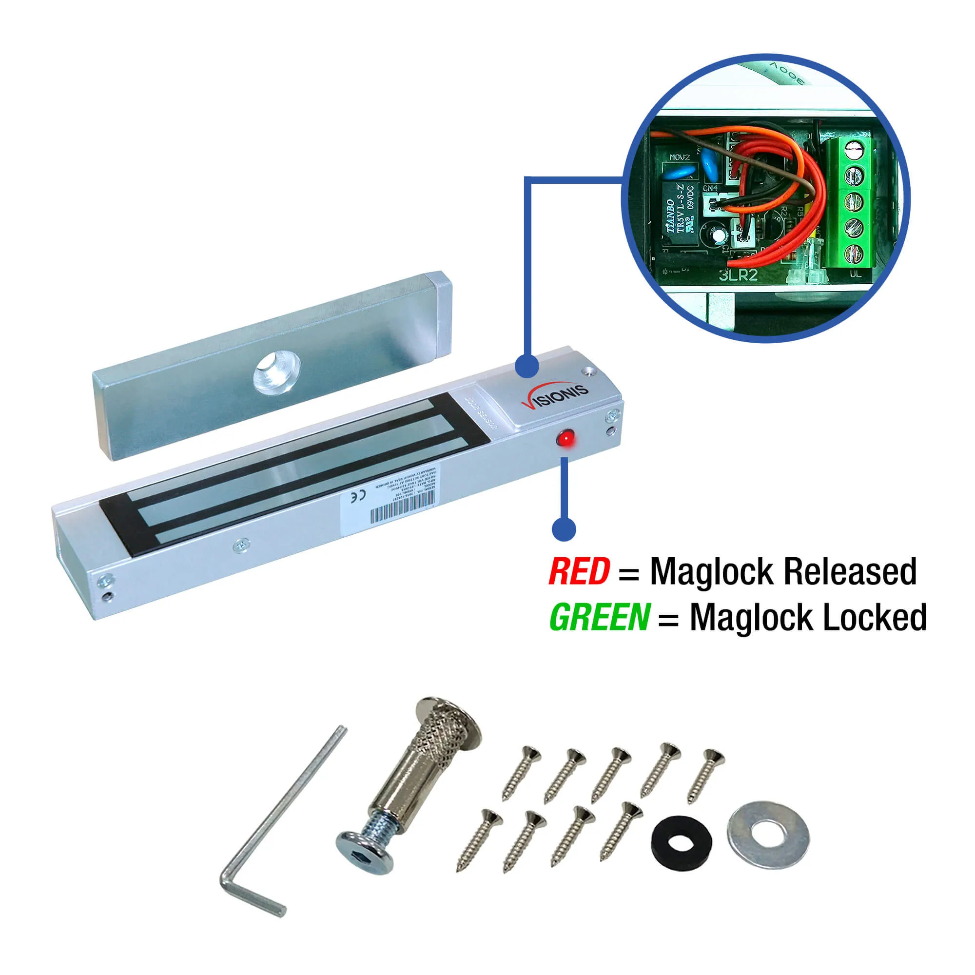 FPC-6496 Two Doors Access Control For In Swing Door Electric 300lb MagLock Time Attendance TCP/IP Wiegand Controller, Indoor/Outdoor Card Reader, Software, 20000 User, Wireless Receiver, PIR