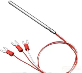 FRTD-6-250-500 (ST5898), RTD Pt100 Class B, 150mm x 6mm Probe with 500mm of 3 wire cable, -50 to 350 Deg C