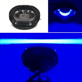 Fuguang LED Straight Linear Forklift Area Safety Light 8W Cree Blue Work Light Zone Risk Danger Area Warning Light Warehouse Forklift Truck Security Indicator 8W Straight liner