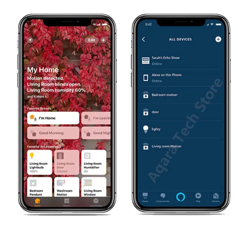 Global Version Aqara Door Window Sensor Zigbee Connect Smart Home Sensor Alarm Work with Xiaomi Home and Homekit Apple