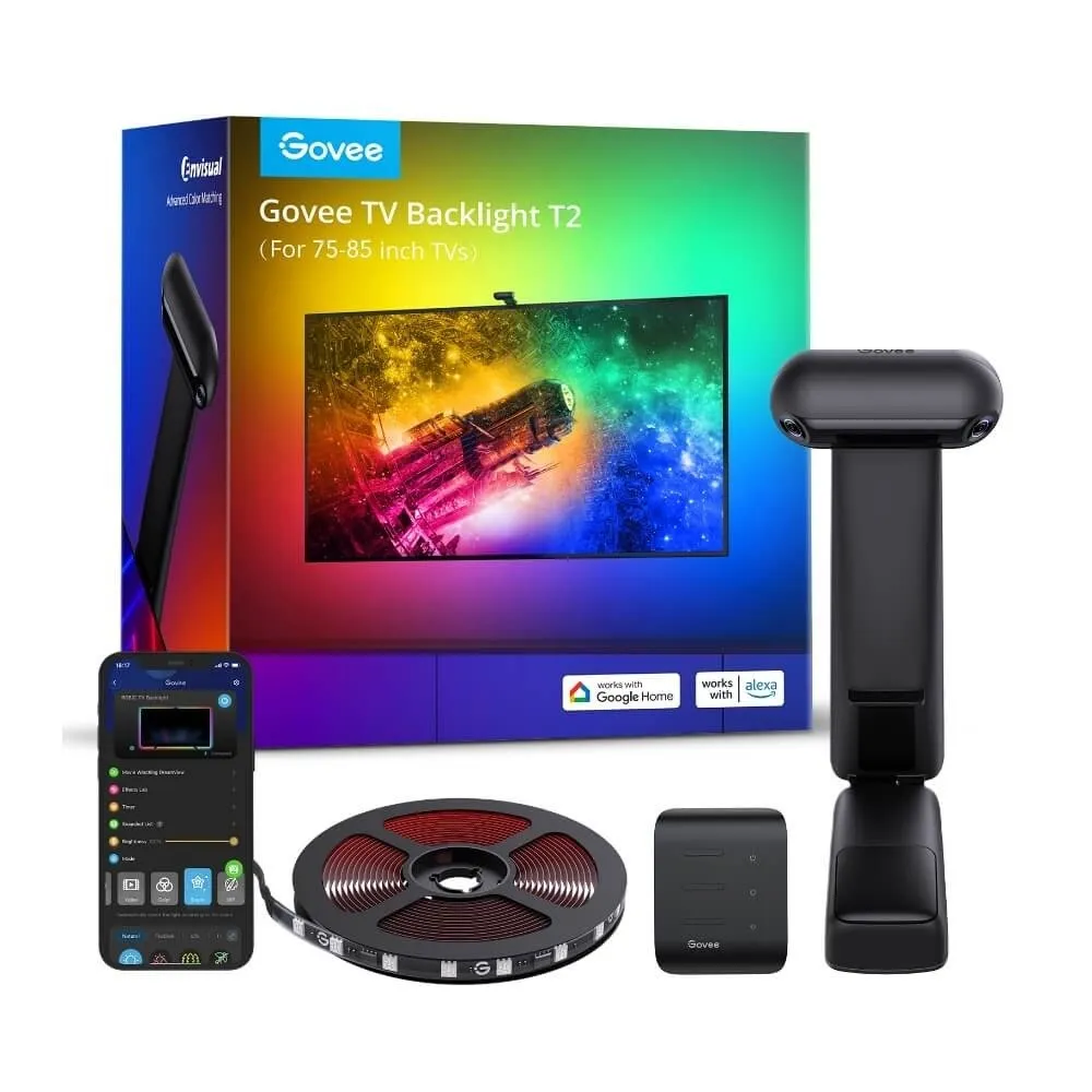 Govee Envisual TV Backlight T2 with Dual Cameras  (75~85 inch)