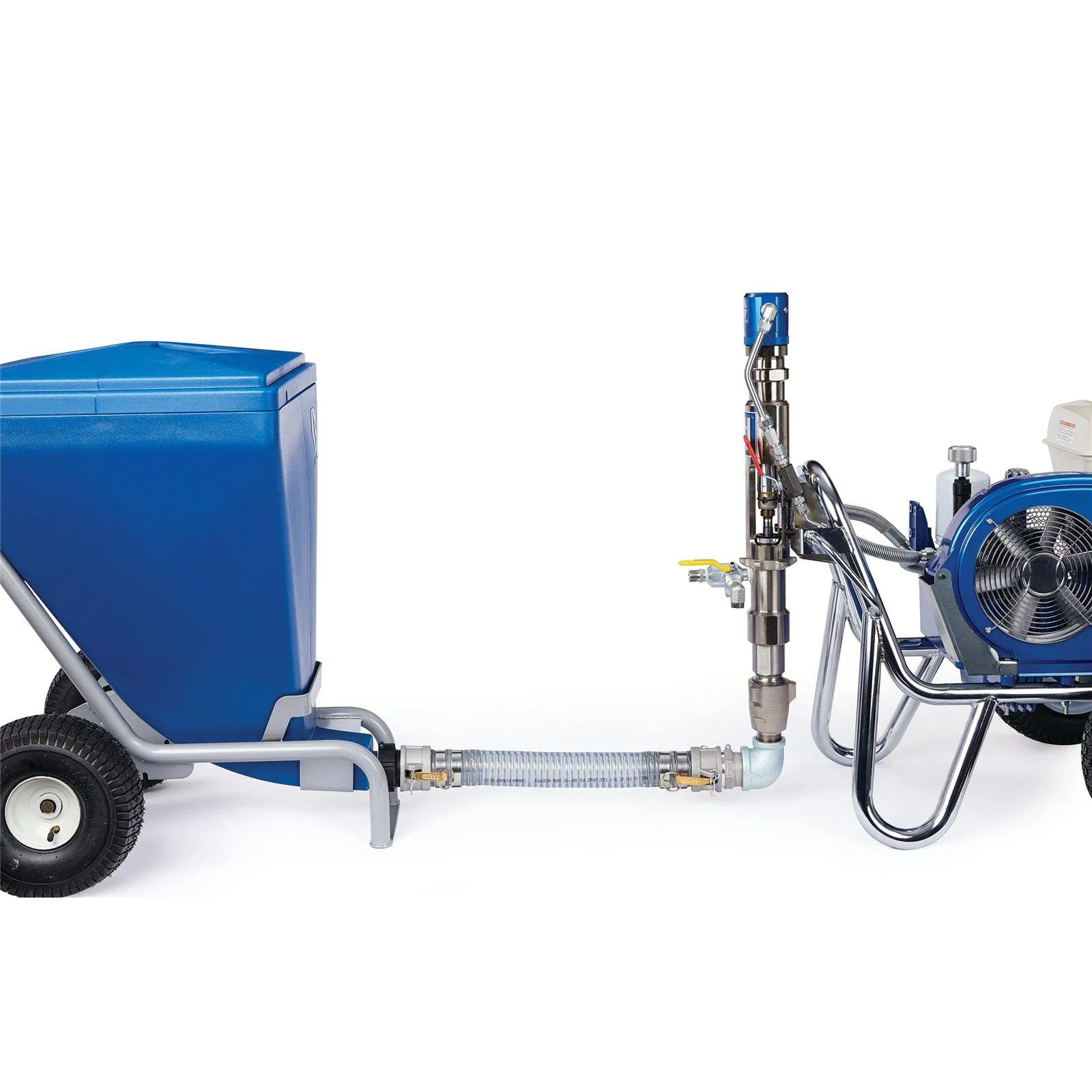 Graco DutyMax GH 675DI 6750 PSI @ 1.5 GPM Gas Hydraulic Airless Sprayer w/ Big 150 & Hopper