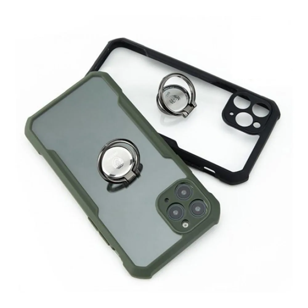 Green Stylishly Tough Case with Ring iPhone 11 Pro