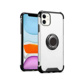 Green Stylishly Tough Case with Ring iPhone 11