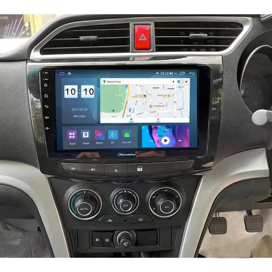 GWM Steed 6 (18-21) - 10.1 Inch Roadstar Android Entertainment & GPS System With Voice Command