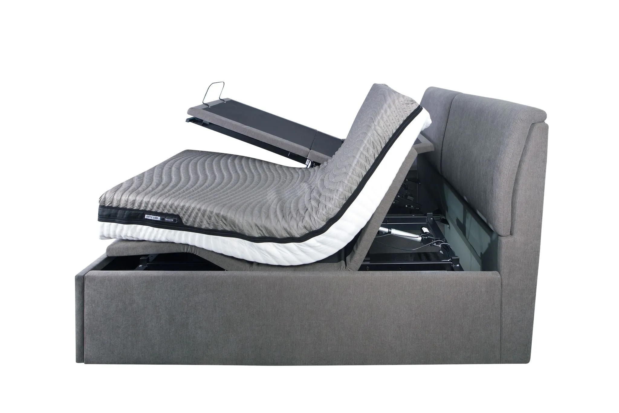 Hybrid Mattress Motorised Storage Bedframe Bundle