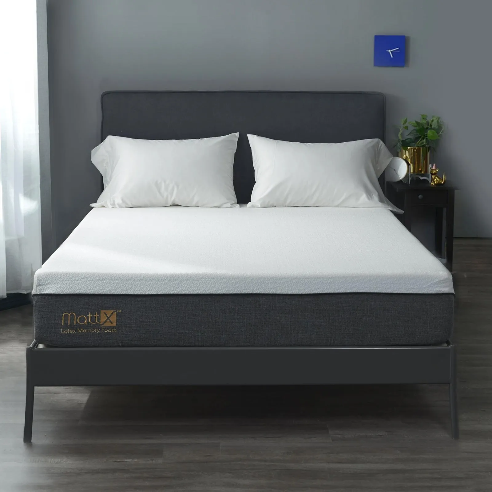 Hybrid Mattress Motorised Storage Bedframe Bundle