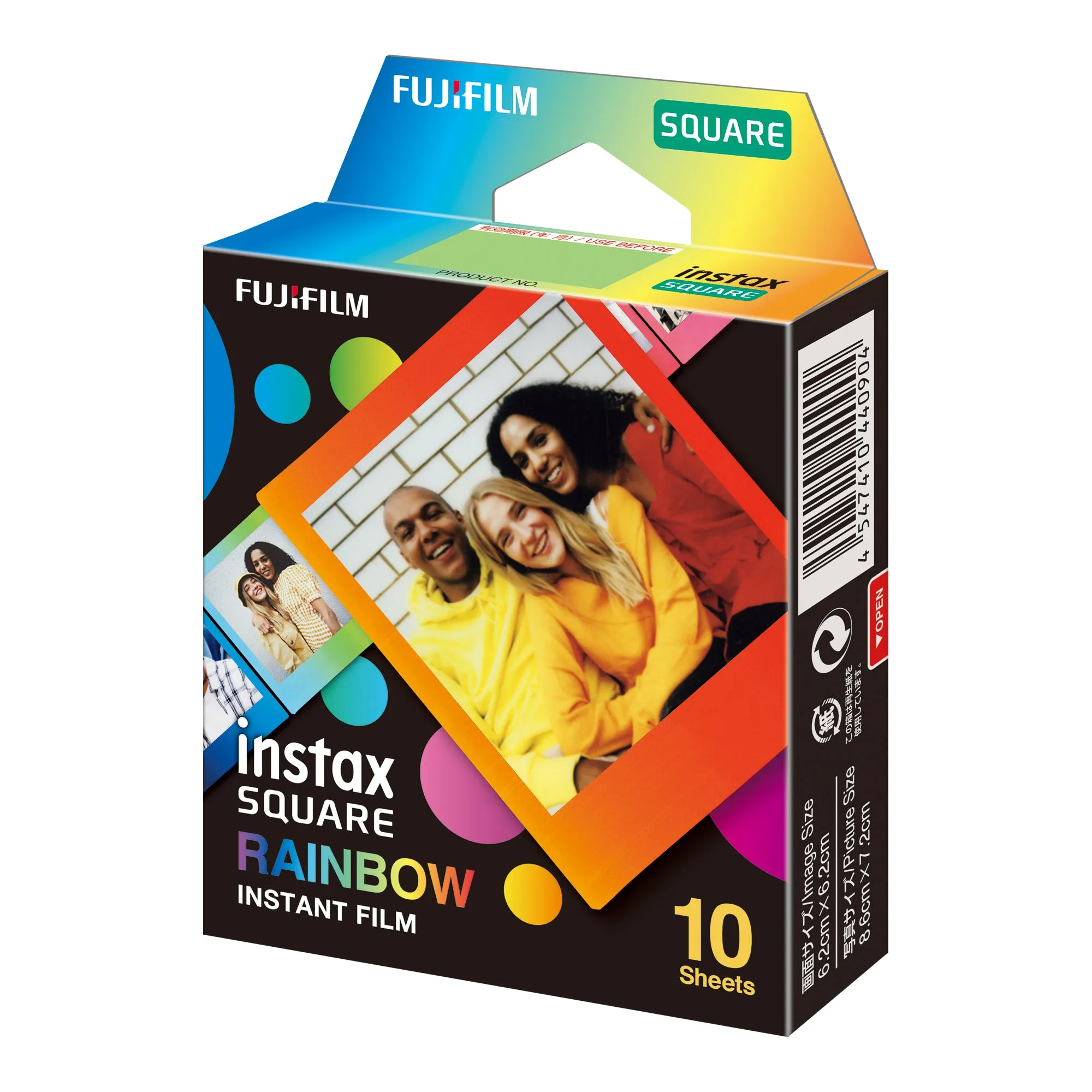 Instax Square Instant Film Pack - Rainbow
