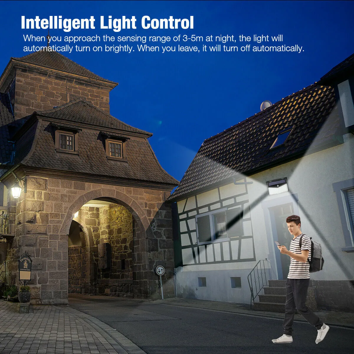 Iztia® 3000LM Solar Outdoor Lights