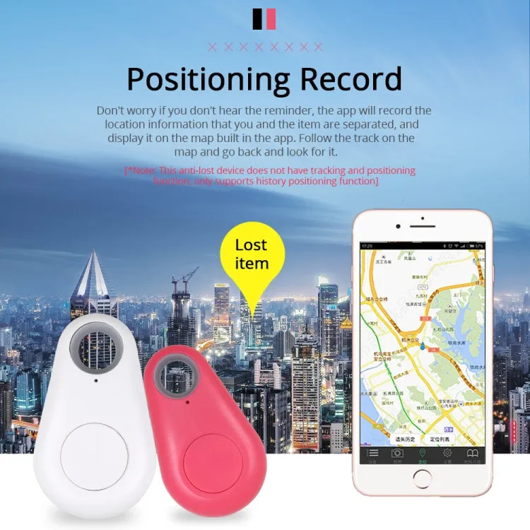 Keyfinder Wallet Dog Cat kids GPS locator anti lost keychain Smart Search Bluetooth Tracker Tag(Black)