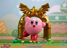 Kirby and the Goal Door Statue