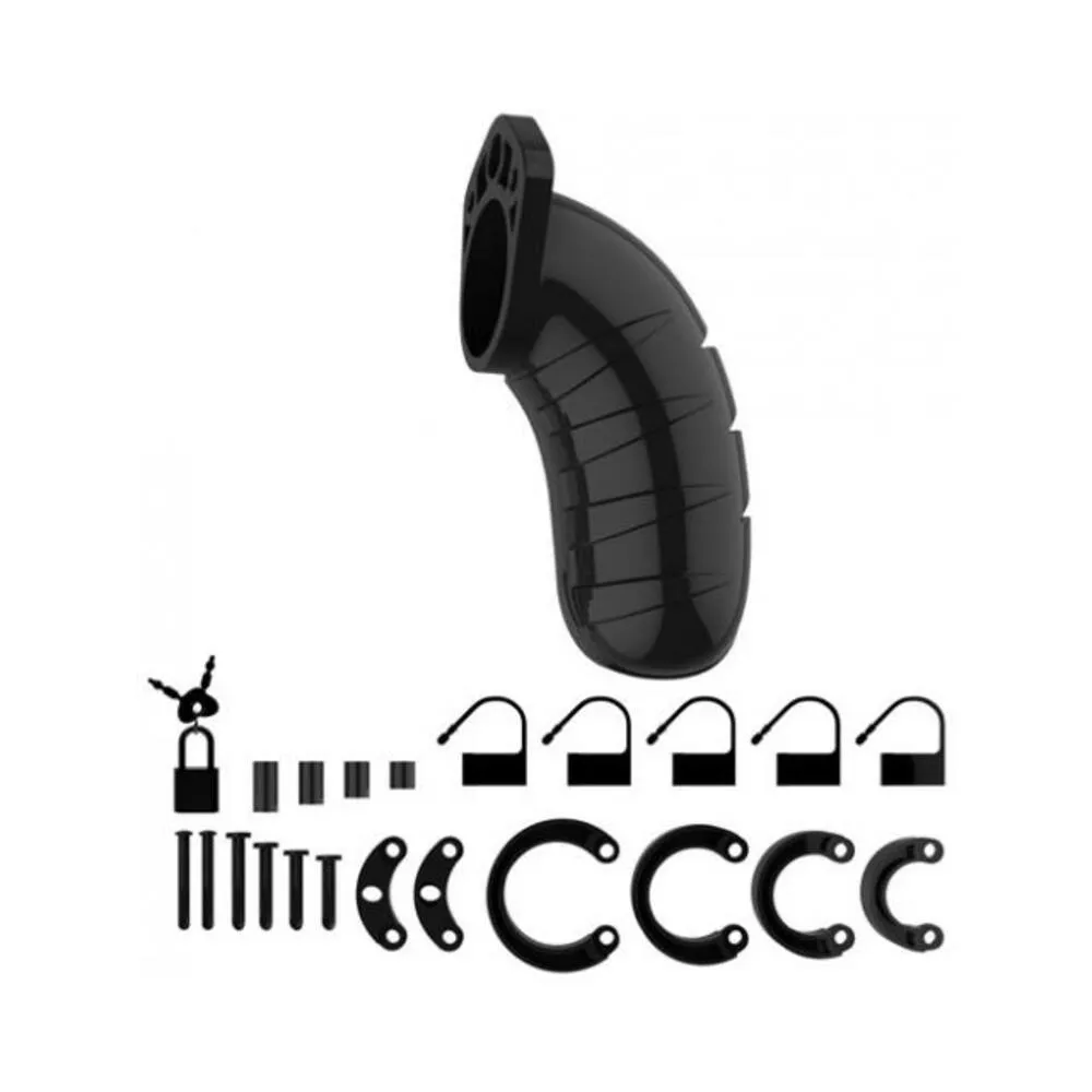 Mancage Model 04 Chastity 4.5 inches  Cock Cage Black