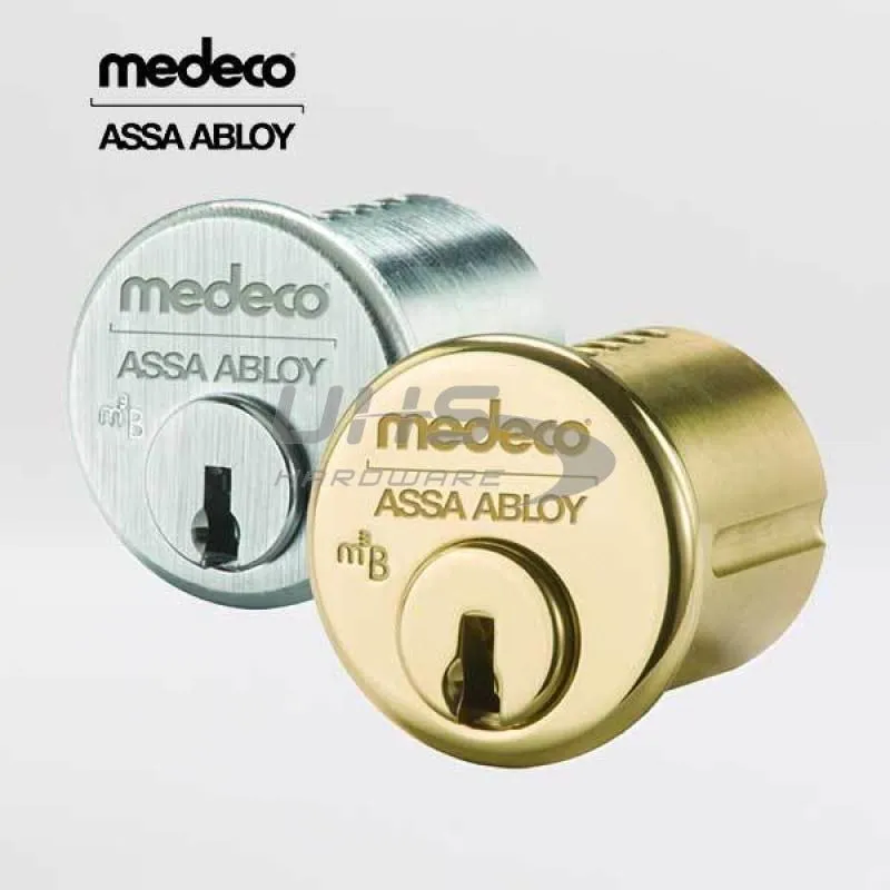 Medeco - 10J0500 - M3 BiLevel - 6-Pin - 1-1/4" Mortise Cylinder - Z01 Standard Yale Cam - DL Keyway Pinned - 26 - Satin Chrome - Grade 1