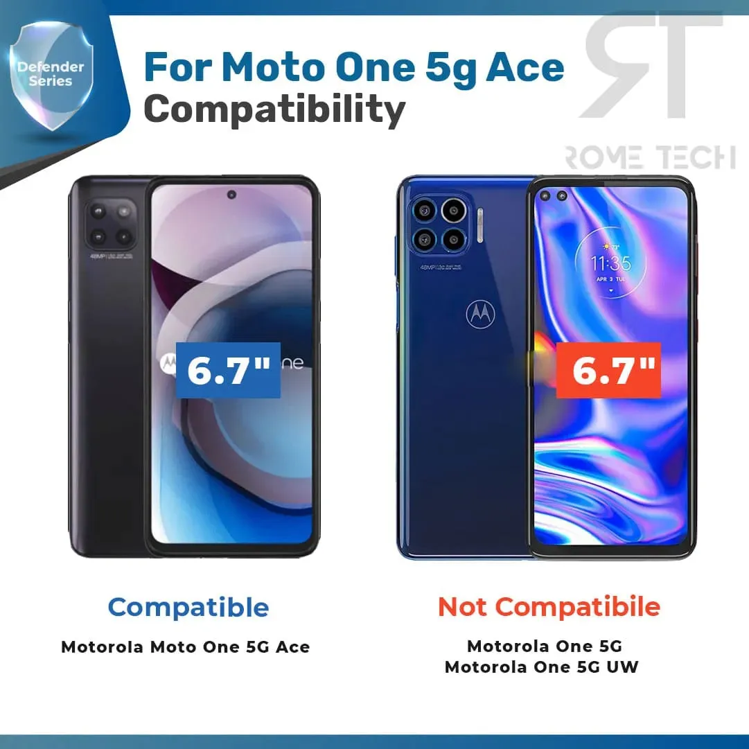 Motorola Moto One 5G Ace Defender Series Case