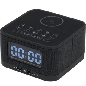 Nero Qi Soundbox 3 Wireless Phone Charging Alarm Speaker Clock
