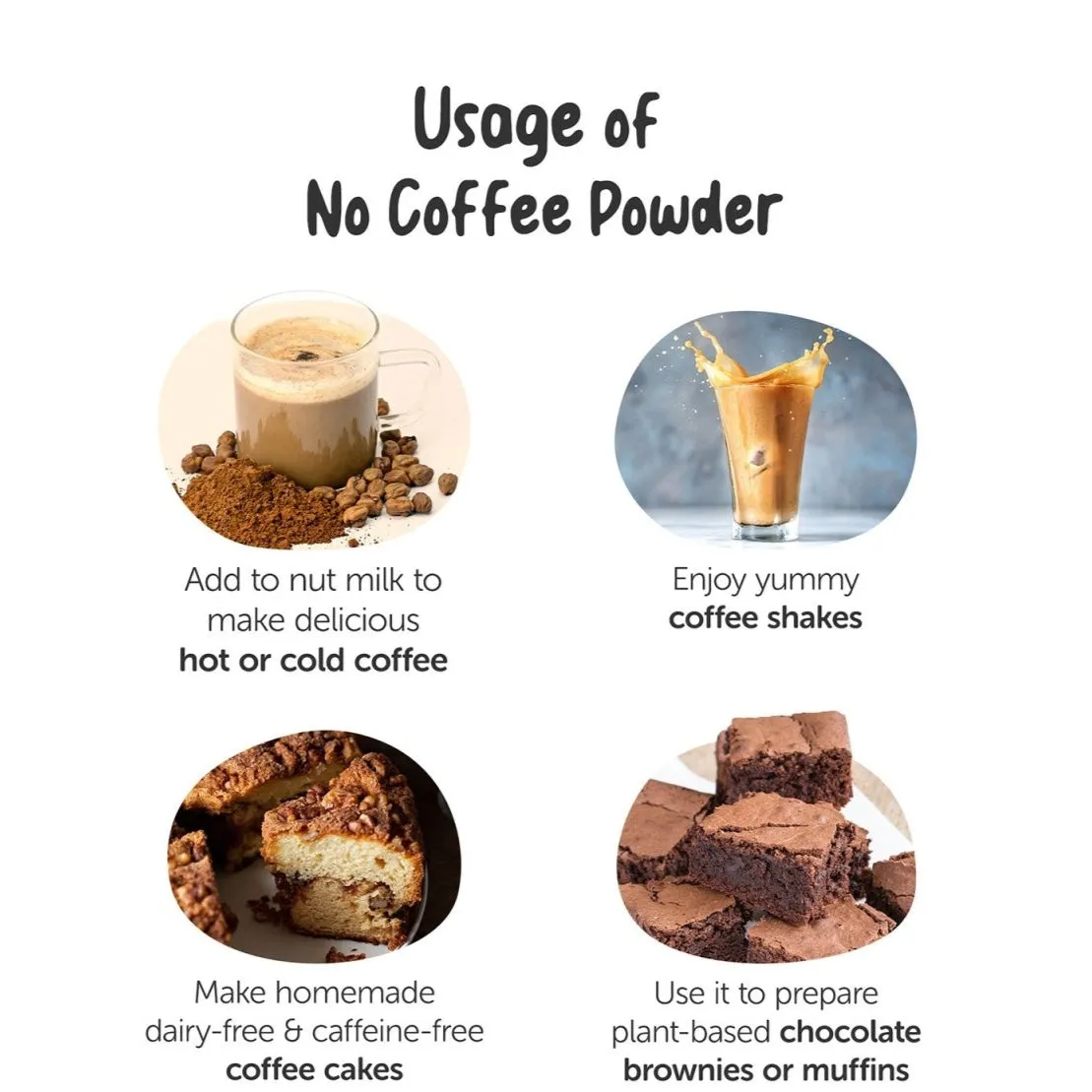 No Coffee Fine Powder 200g - Caffeine & dairy Free