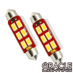ORACLE Lighting 44MM 6 LED 3-Chip Festoon Bulbs (Pair)