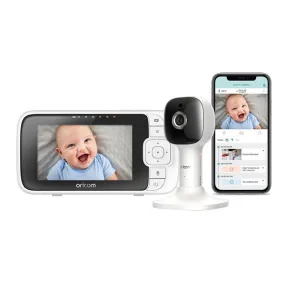Oricom OBH430 4.3” Smart HD Nursery Pal Baby Monitor with Night Light
