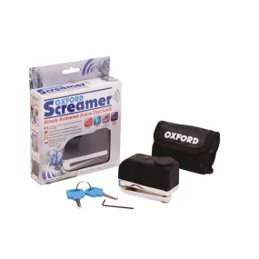 OXFORD SCREAMER 100db ALARM DISC LOCK CHR/BLK