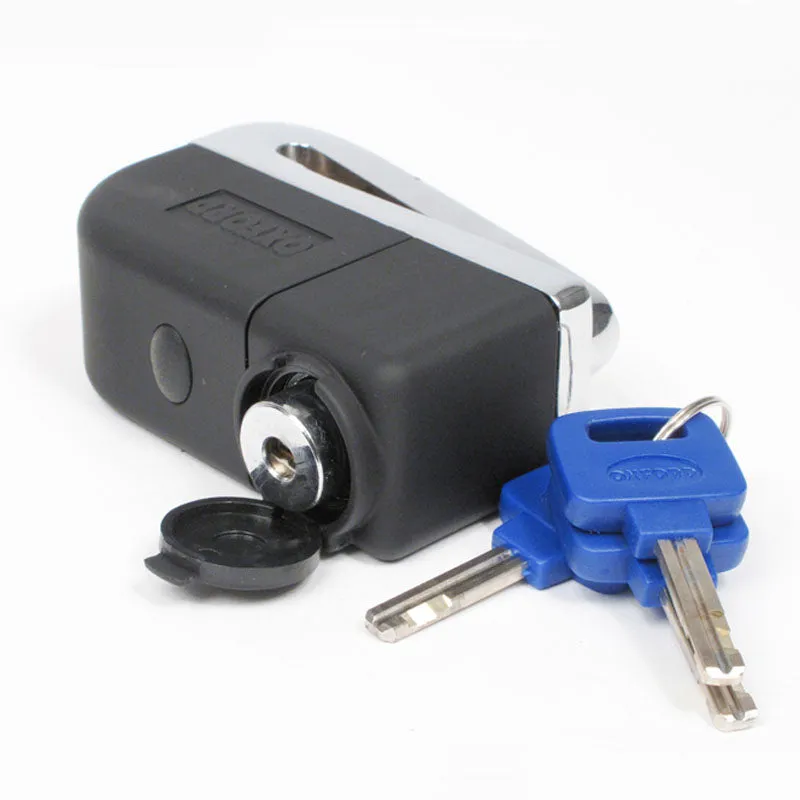 OXFORD SCREAMER 100db ALARM DISC LOCK CHR/BLK