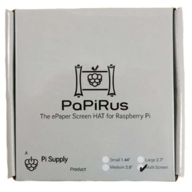 Pi Supply PaPiRus ePaper eInk Screen Kit for Raspberry Pi 1.44in 2.0in 2.7in Screens