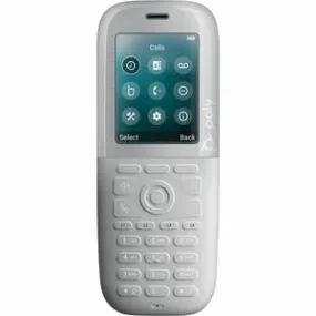 Poly Rove 40 DECT Phone Handset - Cordless - DECT - 6.1 cm (2.4") Screen Size - Audio - Headset Port - 18 Hour Battery Talk Time - White
