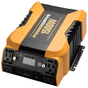 PowerDrive 1500 Watt Bluetooth Power Inverter with 4 AC, 2 USB and APP Interface