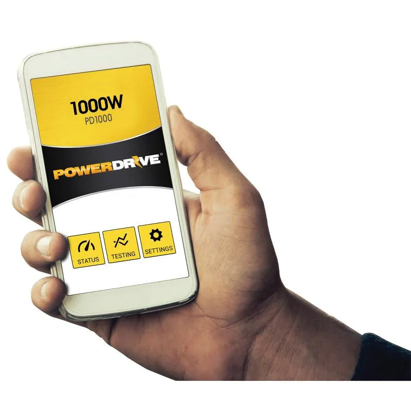 Powerdrive1000 Watt Bluetooth Power Inverter with 4 AC, 2 USB and APP Interface