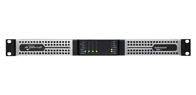 Powersoft Q1204-DSP-PLUS Quattrocanali 1200W 4-channel Flexible Amplifier with DSP and AES67