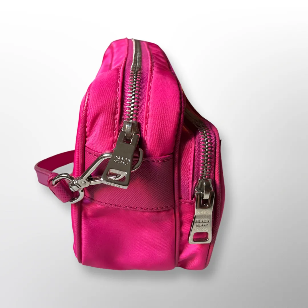Prada Front Pocket Nylon Camera Bag
