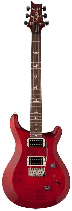 PRS S2 Custom 24 Guitar in Scarlet Red Finish, PRS Gig Bag Included.