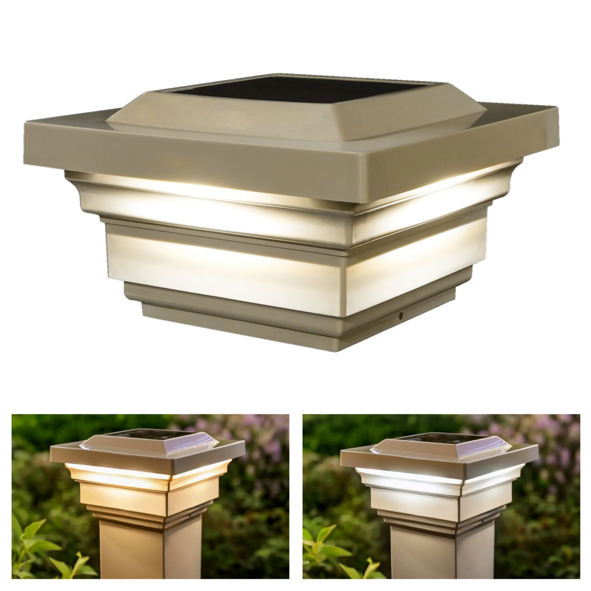 Regal Solar Post Cap - Tan