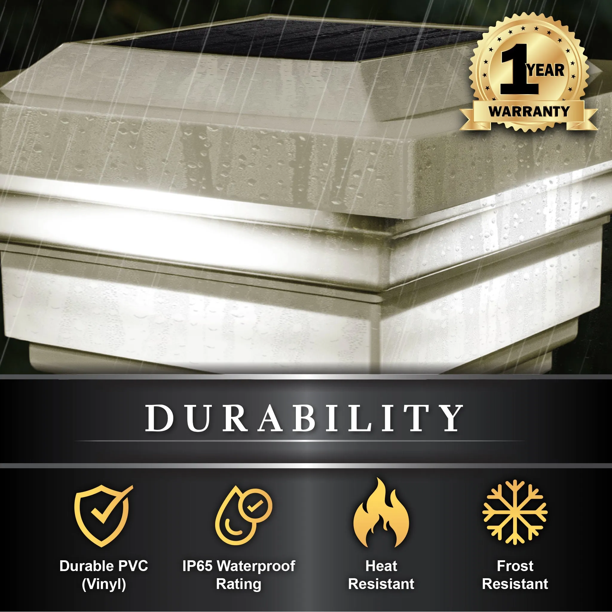 Regal Solar Post Cap - Tan